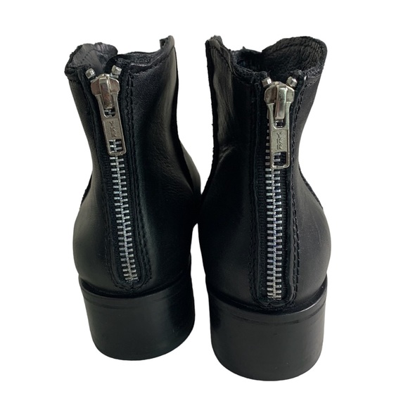 Artisan By Zigi Woman’s Georgie Leather Ankle Boots Size 6.5. Black 1 1/2” Heels - Picture 2 of 8